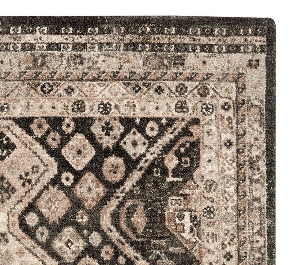 Mahalia Printed Rug Neutral Multi Pottery Barn Australia